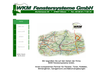 wkm-fenster.de website preview