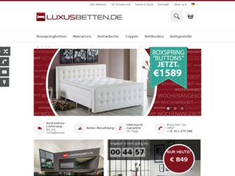 luxusbetten.de website preview
