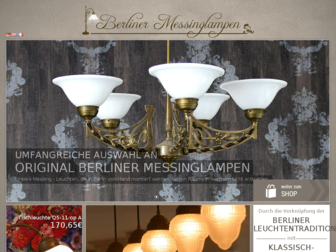 berliner-messinglampen-shop.de website preview