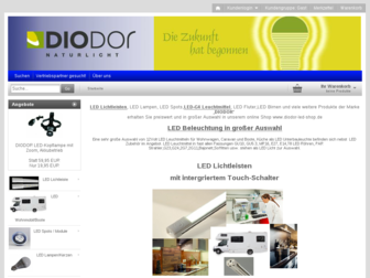 diodor-led-shop.de website preview