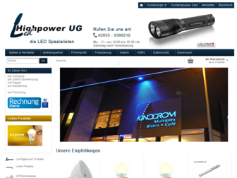 led-highpower.com website preview