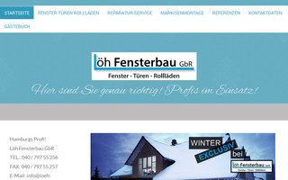 loeh-fensterbau.de website preview
