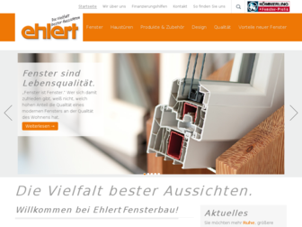 ehlert-fensterbau.de website preview