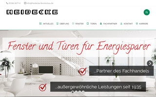 heidecke-fensterbau.de website preview
