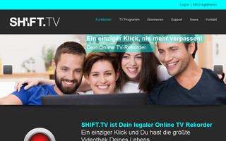 shift.tv website preview