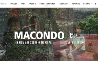 macondo-film.com website preview