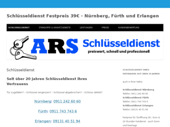 ars-schluesseldienst.de website preview