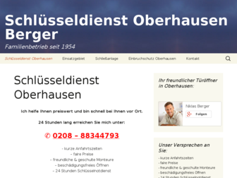 schluesseldienst-oberhausen.de website preview