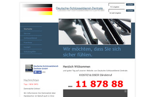 deutsche-schluesseldienst-zentrale.de website preview