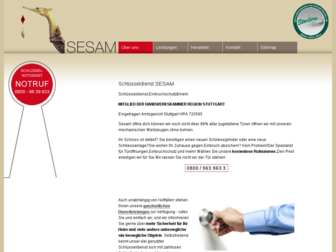 sesam-schluesseldienst.de website preview