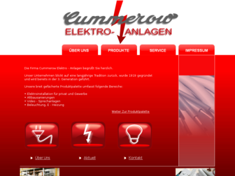 cummerow-elektro.de website preview
