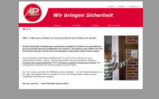 prahl-sicherheitstechnik.de website preview