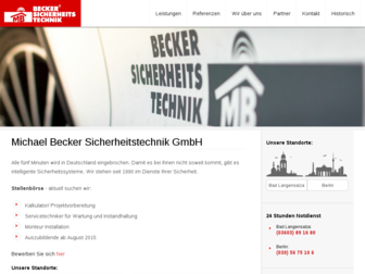 becker-sicherheitstechnik.de website preview