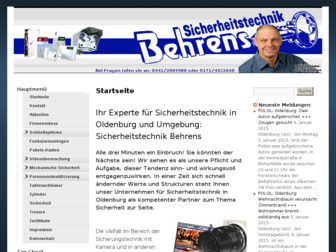 behrens-sicherheitstechnik.de website preview