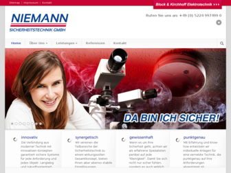 niemann-sicherheitstechnik.de website preview