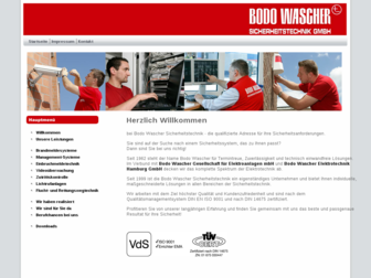 wascher-sicherheitstechnik.de website preview