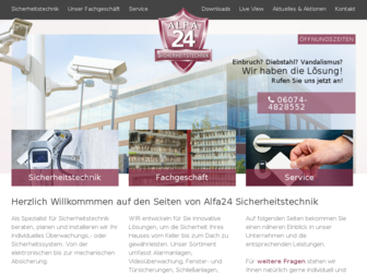 alfa24-sicherheitstechnik.de website preview