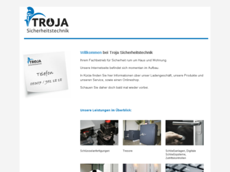 troja-sicherheitstechnik.de website preview