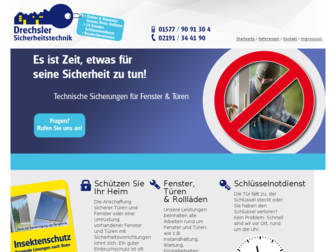 drechsler-sicherheitstechnik.de website preview