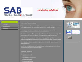 sab-sicherheitstechnik.de website preview