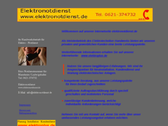elektronotdienst.de website preview