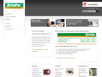 schaefer-elektrotechnik.net website preview