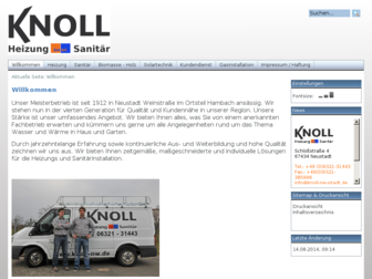 knoll-neustadt.de website preview