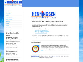 henningsen-online.de website preview