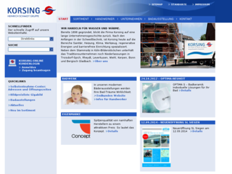 korsing.de website preview