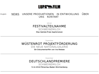 lupa-film.com website preview