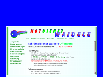 xn--schlsseldienst-waidele-vlc.de website preview