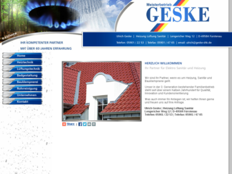 geske-shk.de website preview