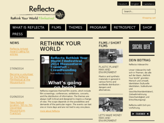 reflecta.org website preview