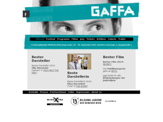 gaffa-filmfestival.at website preview