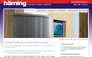 haerning.com website preview