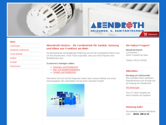 abendroth-heizung.de website preview