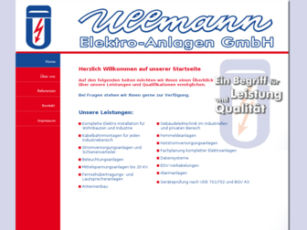ullmann-elektroanlagen.de website preview