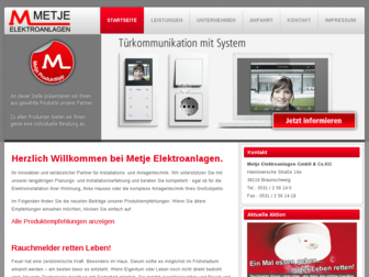metje.com website preview