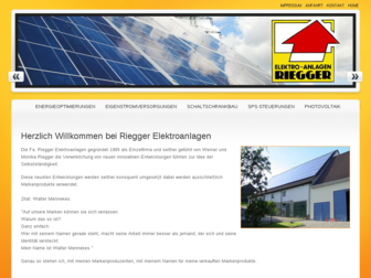 riegger-elektroanlagen.de website preview