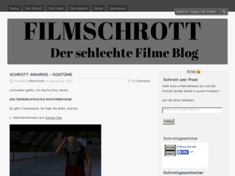 filmschrott.wordpress.com website preview