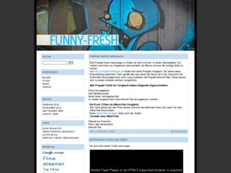funny-fresh.de website preview