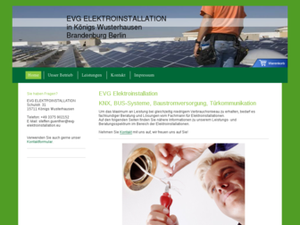 evg-elektroinstallation.eu website preview