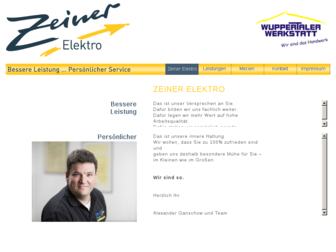 elektro-zeiner.de website preview