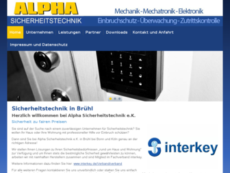 alpha-sicherheitstechnik-bruehl.de website preview