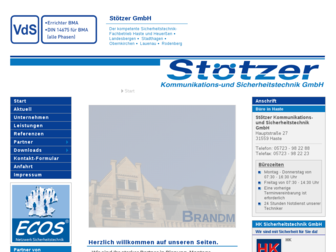 sicherheit-stoetzer.de website preview
