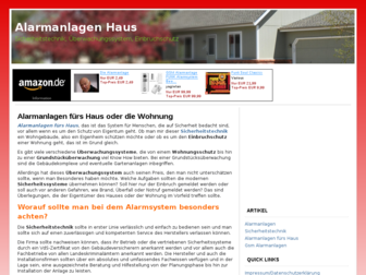 alarmanlagenhaus.org website preview