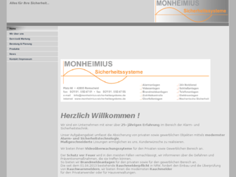 monheimius-sicherheitssysteme.de website preview
