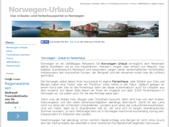 norwegen-urlaub.net website preview