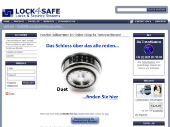 lock4safe.com website preview