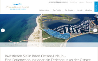 primus-strand-resort.de website preview